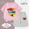 Roupas do Relâmpago McQueen Meninos e Meninas Camiseta de Manga Curta Shorts Casuais Conjunto Infantil Algodão Puro Corrida de Carros