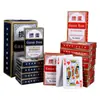 Cartas de Plástico Xichen para Juegos de Romper Huevos, Impermeables y Resistentes al Desgarro, Adecuadas para Jugar Mahjong y Douzhu, 100 Barajas de Cartas de Juego Impermeables
