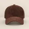 Gorra de Béisbol Plana de Pana Retro Japonesa para Hombres y Mujeres Parejas Otoño e Invierno Básica Color Sólido Casual Estilo Callejero Gorra de Pico de Pato