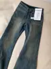 Jeans Holgados de Pierna Recta para Mujer con Forro de Felpa, Otoño e Invierno 2024 Nuevos Pantalones de Pierna Ancha de Tiro Alto Adelgazantes para Mujer Petite de Longitud Completa