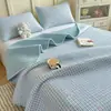 Um lado é algodão puro, o outro é fleece, uma colcha de cama de peça única que pode ser usada dos dois lados, lençol de cama acolchoado, adequado para colchões de tatame e futons, universal para todas as estações