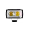 Luz de Motocicleta Luz Modificada Corta Tres Lentes Dos Perlas Foco LED Luz de Coche Eléctrico Faro Delantero de Alta Intensidad
