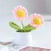 Dia do Professor Planta em Vaso Flor Artificial Tecida Enfeites Prontos Decoração Casa Amigos Melhor Amigo Presentes Presente Flores em Vaso