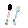 Esfoliador de pés abrasivo de dupla face, grosso e fino, com cabo, pedra-pomes para remover pele morta e calos nas solas dos pés, ferramenta de beleza para pés para exportação