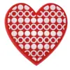 Accesorios de Corazón Rojo para el Día de San Valentín Parche Suave de PVC Accesorios para el Cabello Funda para Teléfono Celular Flor para Zapatos Joyería DIY Accesorios de Bolígrafo Publicitario