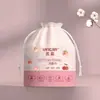 Toalhas Faciais Descartáveis Espessas com Padrão Pérola para Maquiagem, Uso Duplo para Limpeza Seca e Úmida, Limpeza Facial, Algodão Macio para Remoção de Maquiagem para Limpar o Rosto