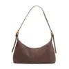 Bolso Bandolera Casual Estilo Coreano de Gamuza Tipo Bollo para Mujer 2025 Otoño Nuevo Versátil para el Trabajo y la Ropa de Trabajo