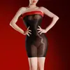 Ling Wei Hidratante Aceite de Caballo Talla Grande Falda Bodycon sin Tirantes Ambiente Caliente Sensual Lencería Erótica Sin Quitarse Medias Ajustadas Femeninas