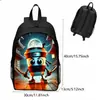 Mochila Transpirable Resistente al Desgaste Nueva Mochila de Madera Extranjera Hombre Cerebro Podrido Shan Hai Jing