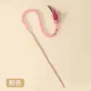 Juguetes para gatos auto-hi juguetes nueva red de gestión pluma con cascabel morder dientes sin dañar dientes color gato palo de burla