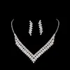 Collar de Perlas de Moda Popular Transfronterizo para Mujer, Joyería de Novia, Pendientes, Accesorios de Cadena para Clavícula de Lujo de Gama Alta de Nicho
