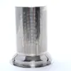 Colador de té moderno y sencillo de acero inoxidable resistente a la corrosión, barril 304, filtro para tetera con orificio para fugas y corrosión.