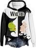 Sudadera con capucha nueva para mujer 2025, Más vendida en plataformas independientes, Impresión digital 3D Serie de Halloween, Suministro del fabricante