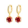 Aretes Clásicos de Plata S925 Exclusivos Europeos y Americanos con Moissanita de Seis Garras Aretes de Diamantes Moissanita para Mujer Puños de Oreja Versátiles de Alta Gama Venta al por Mayor