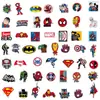 50Pzs Pegatinas de Superhéroes Marvel DC Anime Dibujos Animados Personalidad Cuerpo Guitarra Graffiti Cuaderno Pegatinas Mayoreo