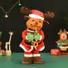 Papai Noel Elétrico Presente Brinquedo de Pelúcia Elétrico Árvore de Natal Cantando e Dançando Árvore de Natal Natal