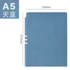 Caderno A6 logo personalizado material escolar estudante Diário A5 Caderno couro macio simples Bloco de notas escritório negócios atacado