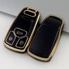 Funda para llave de coche Audi A6L, compatible con mando a distancia A7A8A3a5q5s6, TPU, Phnom Penh, con hebilla protectora de cobertura completa.