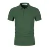 Camisas Polo Masculinas de Primavera e Verão com Logo Estampado, Manga Curta Bordada para Trabalho, Atacado para Grupos Corporativos
