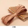 Accesorios de Tira de Borde para Cheongsam Hengmeihe Tira de Ribete de 1 cm Adorno para Ropa 60% de descuento Cinta de Satén Imitación de Seda para Bordes