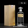 Zhuopai Mayoreo 0.5kg Botella de Vino Blanco Patrón Vertical Vidrio Transparente 500ml Botella de Vino Botella de Vino Blanco Fabricante Se Puede Personalizar con Alto