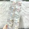 Pasador de Pelo Redondo Pequeño de Frijol con Pedrería, Lazo de Encaje Estilo Coreano, Pinza para Flequillo Lateral de Chica Dulce