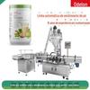 Máquina de enchimento de cabeça dupla de proteína em pó 500g automática pode Máquina de alta velocidade horizontal nutrição em pó linha de produção de enchimento