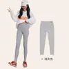 Pantalones Leggings de Terciopelo de Cordero con Bolsillo de Solapa para Mujer para Usar como Ropa Exterior, Pantalones de Otoño e Invierno de Cintura Alta, Pantalones de Algodón Cálidos Engrosados de una Sola Pieza para Mujer para Lucir Delgada