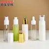 Botellas rociadoras, de presión y gotero PET de 60 ml recargables, venta directa de fábrica, para agua, loción y esencia; botellas vacías portátiles universales para viajes