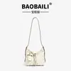 Bolso de Mano Retro de Lujo Ligero para Presbicia Gran Capacidad para Mujer 2025 Nuevo Estampado Otoñal Bolso Cruzado de Hombro Retro para Viajes