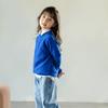 Suéter de caxemira infantil, suéter para meninos, pulôver para meninas, camisa de malha com fundo, outono e inverno, médio e grande, suéter de lã engrossado estilo ocidental infantil