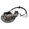 JH70 peças de motocicleta conjunto completo de conjunto de bobina de ignição de magneto suporte de disco estator aço magnético gatilho