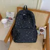 Mochila para Chicos y Chicas de Secundaria Bolsa de Viaje Simple Versátil Estrella Estudiante Universitario Mochila de Doble Hombro Estudiante de Preparatoria Bolsa Deportiva Casual