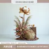 Ornamentos de Juncos de Outono Loja de Roupas Vitrine Plantas Verdes Falsas Paisagismo Paisagem Interna Layout Flores Decorativas