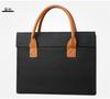 Bolso de mano para ordenador portátil de negocios para hombre, sencillo, de 15,6 pulgadas, con logotipo, venta al por mayor