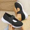 Estação Primavera/Verão 2026 Amazon Dropshipping Estação Independente Sapatos Femininos Plus Size Sapatos para Mãe Sapatos Slip-on Sapatos com Cadarço para Enfermeira Sapatilhas Femininas