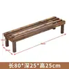 Banqueta florero de madera maciza, banco largo, sala de estar, uso doméstico, de pie, de un solo nivel, balcón al aire libre, almacenamiento estilo escalera de madera anticorrosión.
