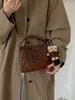 Bolso Pequeño de Ante para Mujer Yuezizi 2025 Nuevo Moda Otoño/Invierno Bolso Dumpling Mate Elegante Bolso Cruzado Retro