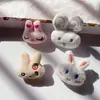 Broche de muñeca de peluche de dibujos animados, accesorios, lindo gatito de nube blanca, muñeca Kumamoto, accesorios de decoración para bolsa