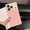 Funda de Teléfono Perforada Cuadrada con Patrón de Lichi Adecuada para Apple 17Promax Tendencia 15 Nicho 16 Gama Alta 14 Película para Lente
