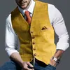 Chaleco Cuadros Casual para Hombre de Primavera y Otoño Estilo Europeo y Americano Amazon Chaleco Ajustado para Hombre Chaqueta para Hombre