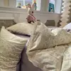 Nuevo Juego de Cama de Cuatro Piezas con Borde de Encaje, Textura de Algodón Puro, Sábana Plana, Funda de Edredón, Sábana Ajustable, Juego de Tres Piezas para Dormitorio Estudiantil