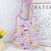 Nueva Bolsa de Pañales con Estampado de Dibujos Animados Gran Capacidad Bolsa de Compras para Supermercado Grande Linda Perro Yugui Práctica Bolsa de Protección Ambiental