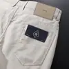 Calça casual elástica anti-pilling, absorvente de suor, masculina, primavera e verão, fina, não amassa, cinco bolsos, corte reto, versátil