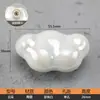 Coração Cartoon Nuvem Colorida Cerâmica Porta de Guarda-Roupa Gaveta Fofa Infantil Puxador Pequeno para Móveis Estilo Europeu