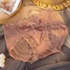 Bragas de Satén y Encaje de Lujo Ligero, Femeninas y Cómodas, Cintura Media-Alta, Sin Costuras, Transpirables, Amigables con la Piel, Jacquard, Deseo Puro, Braguitas de Talla Grande