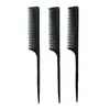 Maquiadores Usam um Pente de Cauda Pontiaguda para Pentear o Cabelo, Pente Fino para Styling de Cabelo de Estúdio, Pente de Dentes Altos e Baixos para Salão de Cabeleireiro