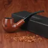 Sanda Sd109A Pipa de Baquelita Curva Filtro de Circulación Clásica Nostálgica Creativa Pipa de Tabaco Regalo para Hombres
