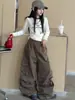 Conjunto Casual para Niña 2026 Otoño Nuevo Estilo: Camiseta de Manga Larga con Estampado de Letras y Pantalones Cargo para Niños Mayores