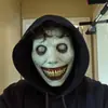Máscara de Exorcista Sonrisa Ojos Blancos Cabeza de Diablo Nuevo Transfronterizo Halloween COS Horror Máscara de Látex En Stock